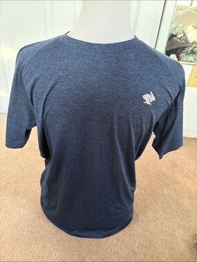 Great Rabbit Blue &Black Sort Short Sleeve Tee Shirt